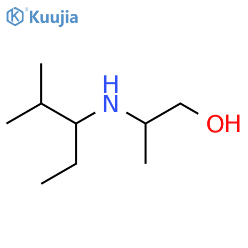 1-Propanol, 2-[(1-ethyl-2-methylpropyl)amino]- structure