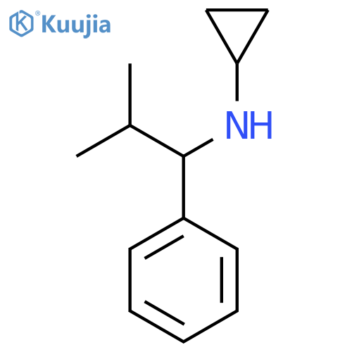 Benzenemethanamine, N-cyclopropyl-α-(1-methylethyl)- structure