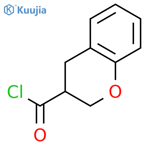 2H-1-Benzopyran-3-carbonylchloride, 3,4-dihydro- structure