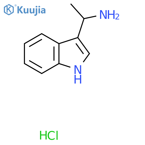 1-(1H-Indol-3-yl)-ethylamine Hydrochloride structure
