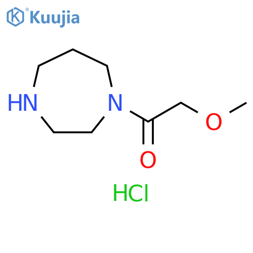 1-(methoxyacetyl)-1,4-diazepane hydrochloride structure
