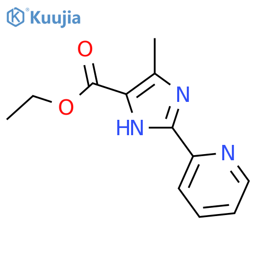5-METHYL-2-PYRIDIN-2-YL-3H-IMIDAZOLE-4-CARBOXYLIC ACID ETHYL ESTER structure