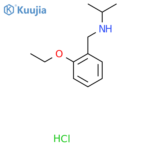 [(2-Ethoxyphenyl)methyl](propan-2-yl)amine hydrochloride structure