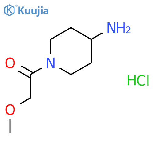 1-(4-amino-1-piperidyl)-2-methoxy-ethanone Hydrochloride structure