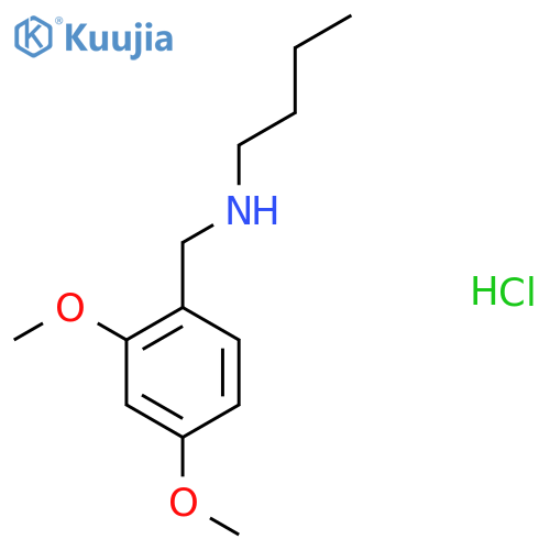 Butyl[(2,4-dimethoxyphenyl)methyl]amine hydrochloride structure