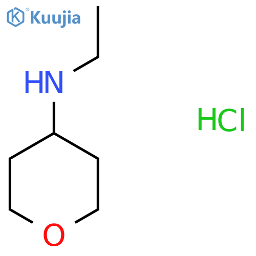 N-ethyltetrahydro-2H-pyran-4-amine hydrochloride structure
