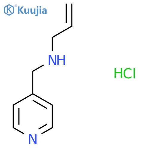 N-(Pyridin-4-ylmethyl)prop-2-en-1-amine hydrochloride structure