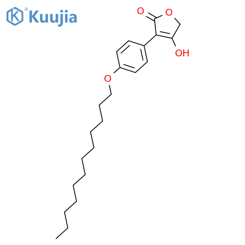 2(5H)-Furanone, 3-[4-(dodecyloxy)phenyl]-4-hydroxy- structure