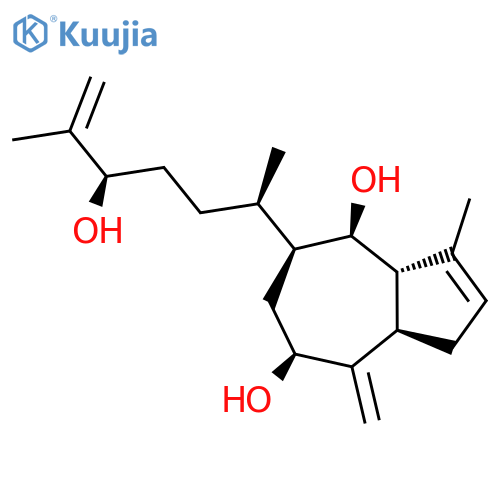 (3aS)-1,3aα,4,5,6,7,8,8aβ-Octahydro-5α-[(1R,4R)-4-hydroxy-1,5-dimethyl-5-hexenyl]-3-methyl-8-methyleneazulene-4α,7α-diol structure