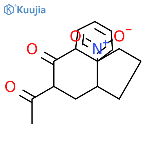 5H-Benzocyclononen-5-one, 6-acetyl-6,7,8,9,10,11-hexahydro-8-nitro- structure