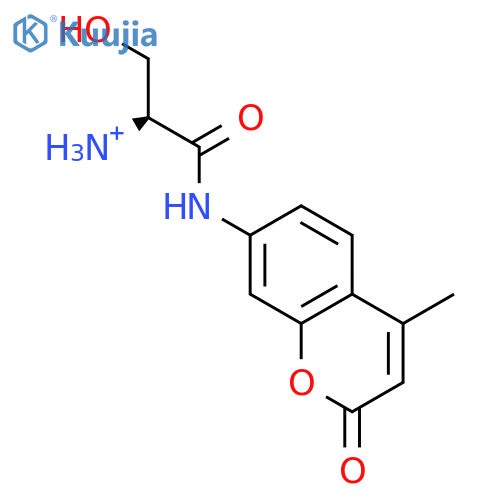 L-Serine 7-Amido-4-methylcoumarin Hydrochloride structure