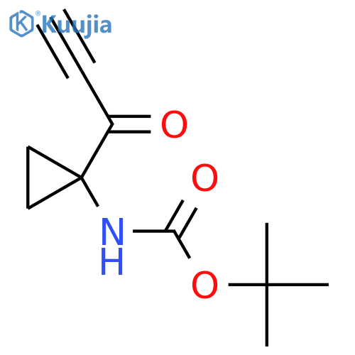 tert-Butyl n-[1-(prop-2-ynoyl)cyclopropyl]carbamate structure
