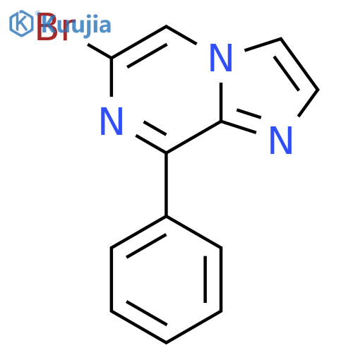 6-Bromo-8-phenylimidazo1,2-apyrazine structure