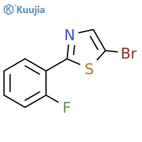 5-Bromo-2-(2-fluorophenyl)thiazole structure