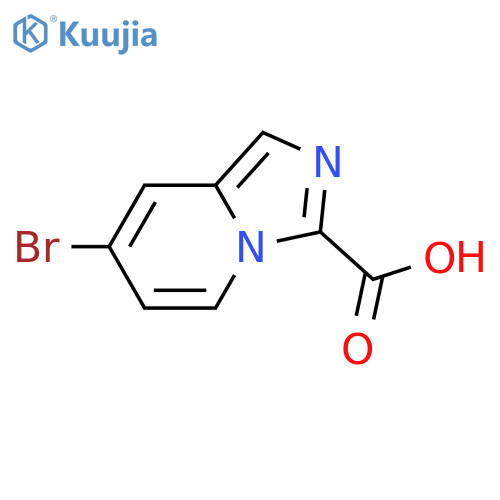 7-Bromoimidazo1,5-apyridine-3-carboxylic Acid structure