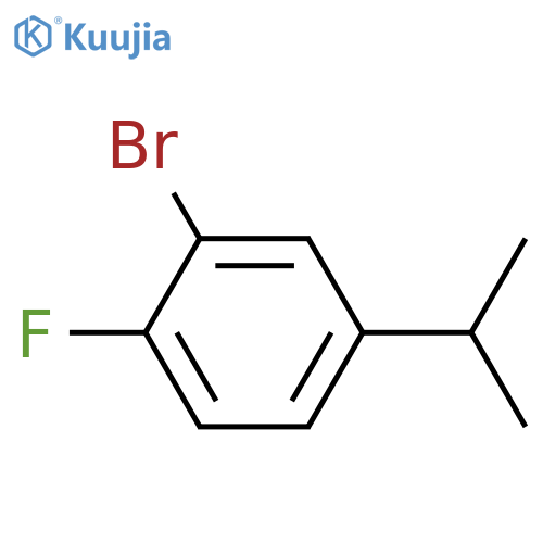 3-Bromo-4-fluoroisopropylbenzene structure