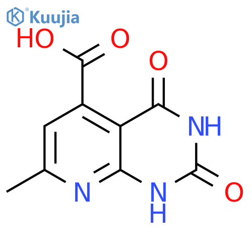 7-methyl-2,4-dioxo-1H,2H,3H,4H-pyrido[2,3-d]pyrimidine-5-carboxylic acid structure