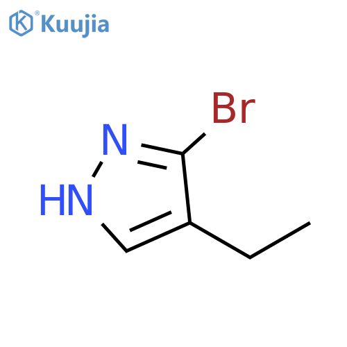 1H-Pyrazole, 3-bromo-4-ethyl- structure