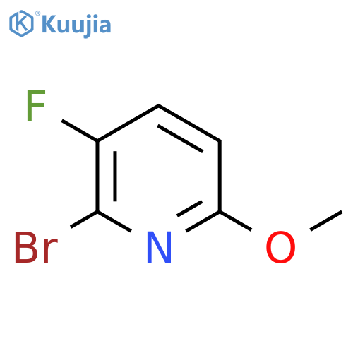 2-Bromo-3-fluoro-6-methoxypyridine structure