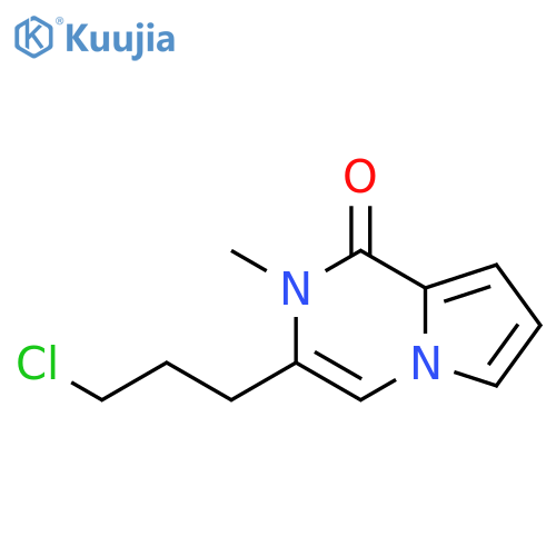 3-(3-Chloropropyl)-2-methylpyrrolo1,2-apyrazin-1(2H)-one structure