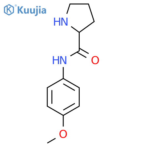 N-(4-Methoxyphenyl)pyrrolidine-2-carboxamide structure