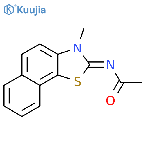 N-(2Z)-3-methyl-2H,3H-naphtho2,1-d1,3thiazol-2-ylideneacetamide structure