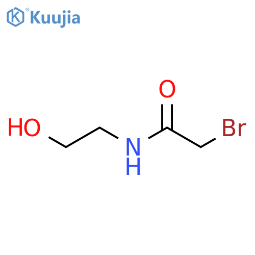 Acetamide, 2-bromo-N-(2-hydroxyethyl)- structure