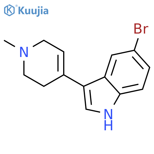 5-bromo-3-(1,2,3,6-tetrahydro-1-methyl-4-pyridinyl)-1H-Indole structure