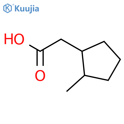 2-(2-Methylcyclopentyl)acetic acid structure