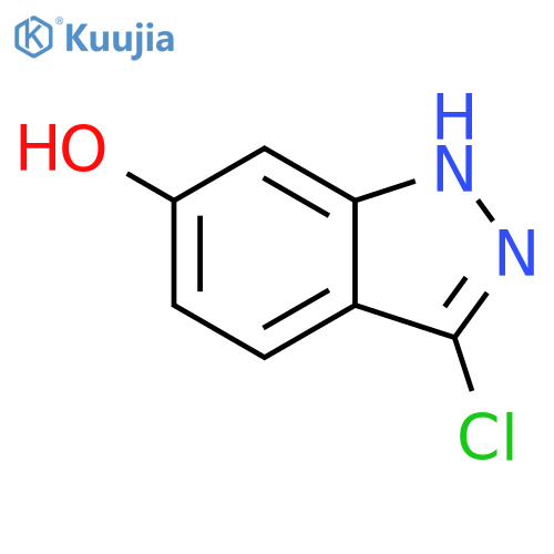 3-Chloro-6-hydroxy (1H)indazole structure