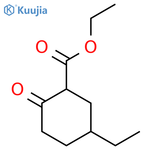 ethyl 5-ethyl-2-oxocyclohexane-1-carboxylate structure