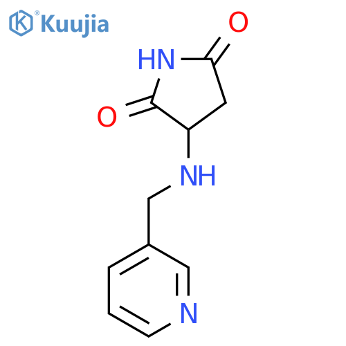 3-(Pyridin-3-ylmethyl)aminopyrrolidine-2,5-dione structure