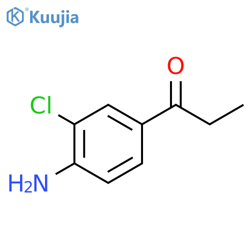 1-Propanone,1-(4-amino-3-chlorophenyl)- structure