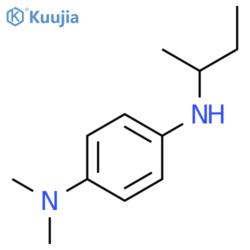 N4-(butan-2-yl)-N1,N1-dimethylbenzene-1,4-diamine structure