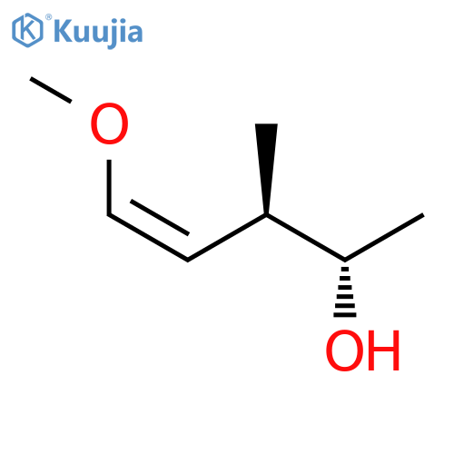 4-Penten-2-ol, 5-methoxy-3-methyl-, [S-[R*,S*-(Z)]]- (9CI) structure