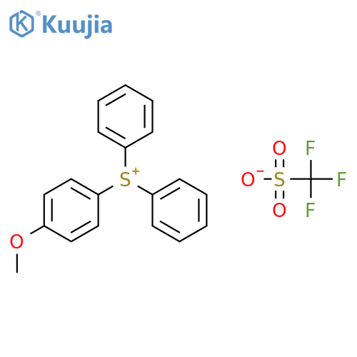 (4-METHOXYPHENYL)DIPHENYLSULFONIUM TRIFLATE structure