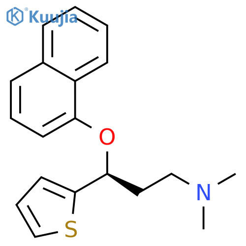 (S)-(+)-N,N-DIMETHYL-3-NAPTHTOXY-(2-THIOPHENE) PROPYLAMINE OXALATE structure
