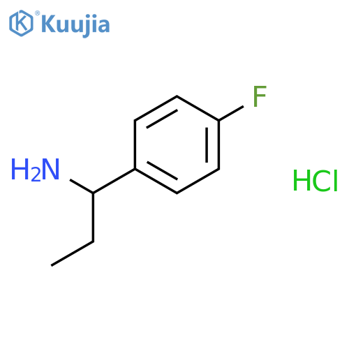 (1R)-1-(4-Fluorophenyl)propylamine hydrochloride structure