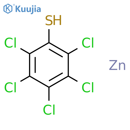 Zinc pentachlorothiophenol structure