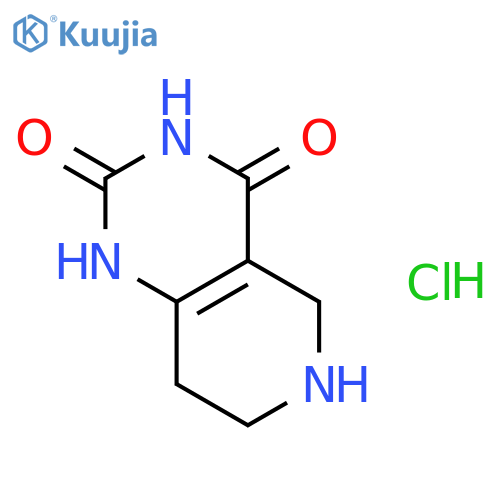 5,6,7,8-Tetrahydropyrido[4,3-d]pyrimidine-2,4(1H,3H)-dione hydrochloride structure