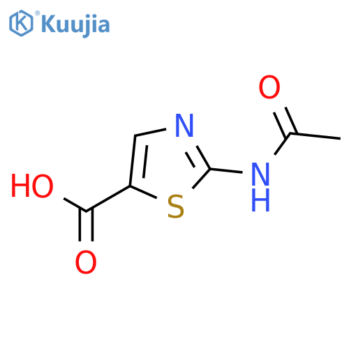 2-Acetamido-1,3-thiazole-5-carboxylic Acid structure