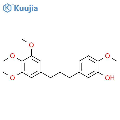 Phenol, 2-methoxy-5-[3-(3,4,5-trimethoxyphenyl)propyl]- structure