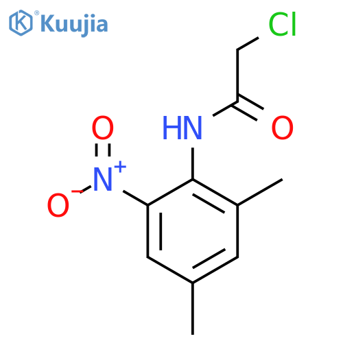2-Chloro-N-(2,4-dimethyl-6-nitrophenyl)acetamide structure