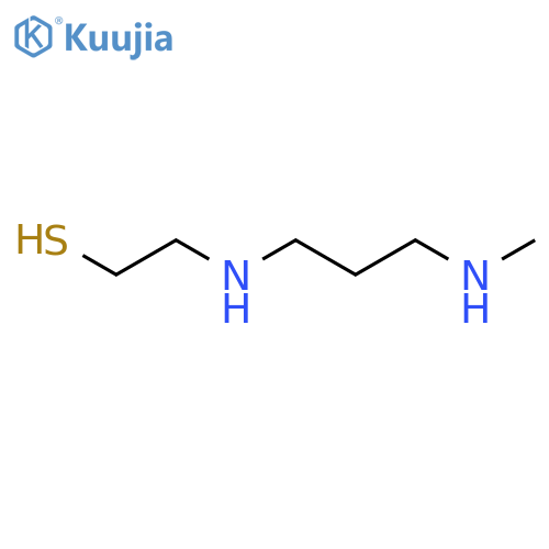 Ethanethiol,2-[[3-(methylamino)propyl]amino]- structure