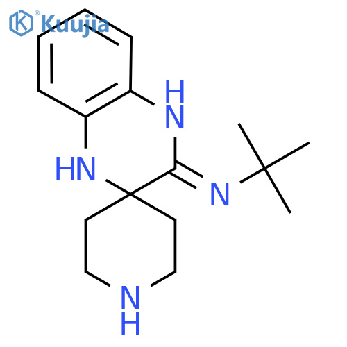 N-(Tert-Butyl)-1'H-spiro[piperidine-4,2'-quinoxalin]-3'-amine structure