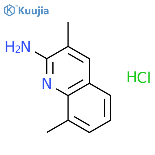 2-Amino-3,8-dimethylquinoline Hydrochloride structure