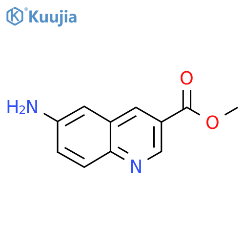Methyl 6-aminoquinoline-3-carboxylate structure