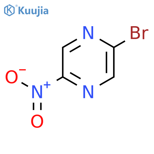 2-bromo-5-nitro-pyrazine structure