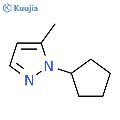 1-cyclopentyl-5-methyl-1H-pyrazole structure