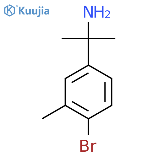 2-(4-Bromo-3-methylphenyl)propan-2-amine structure